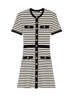 Rib Knit Mini Dress