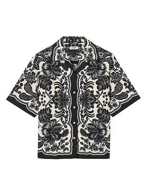 Floral Motif Shirt