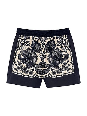 Floral Print Shorts