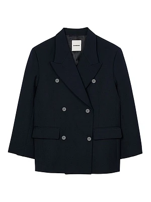 Wool Blend Suit Jacket