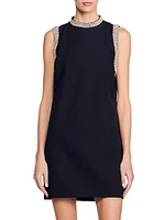Mini Dress with Rhinestone Details