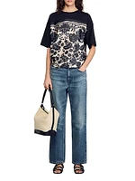 Floral Motif T-Shirt