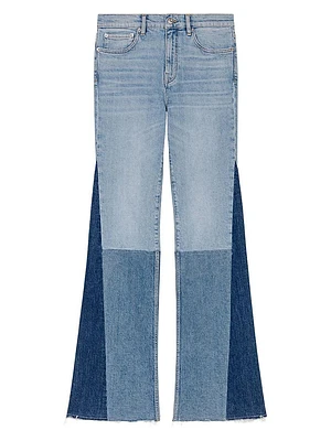 Tricolour Patchwork Jeans