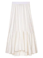Long Embroidered Skirt