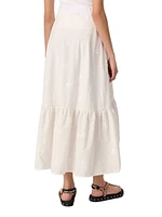 Long Embroidered Skirt