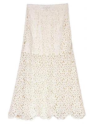 Long Crochet Skirt