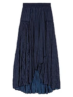 Satin-Effect Maxi Skirt