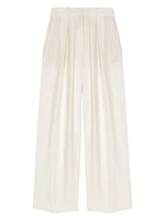 Wide-Leg Suit Trousers