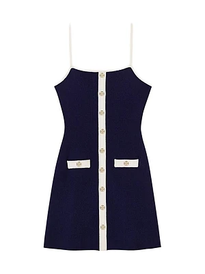 Rib Knit Mini Dress