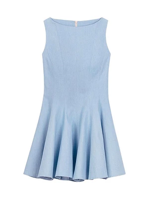 Short Flared Cotton Dress