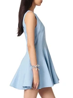 Short Flared Cotton Dress