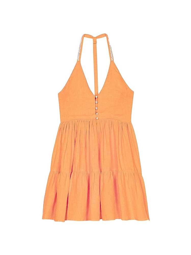 Short Linen Dress