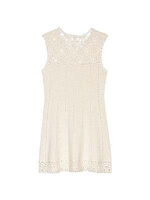 Mini Crochet Dress