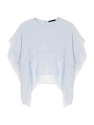 Ruffled Chiffon Top
