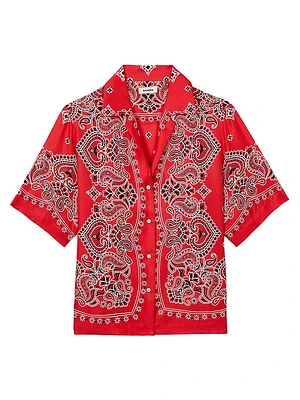 Bandana Print Shirt
