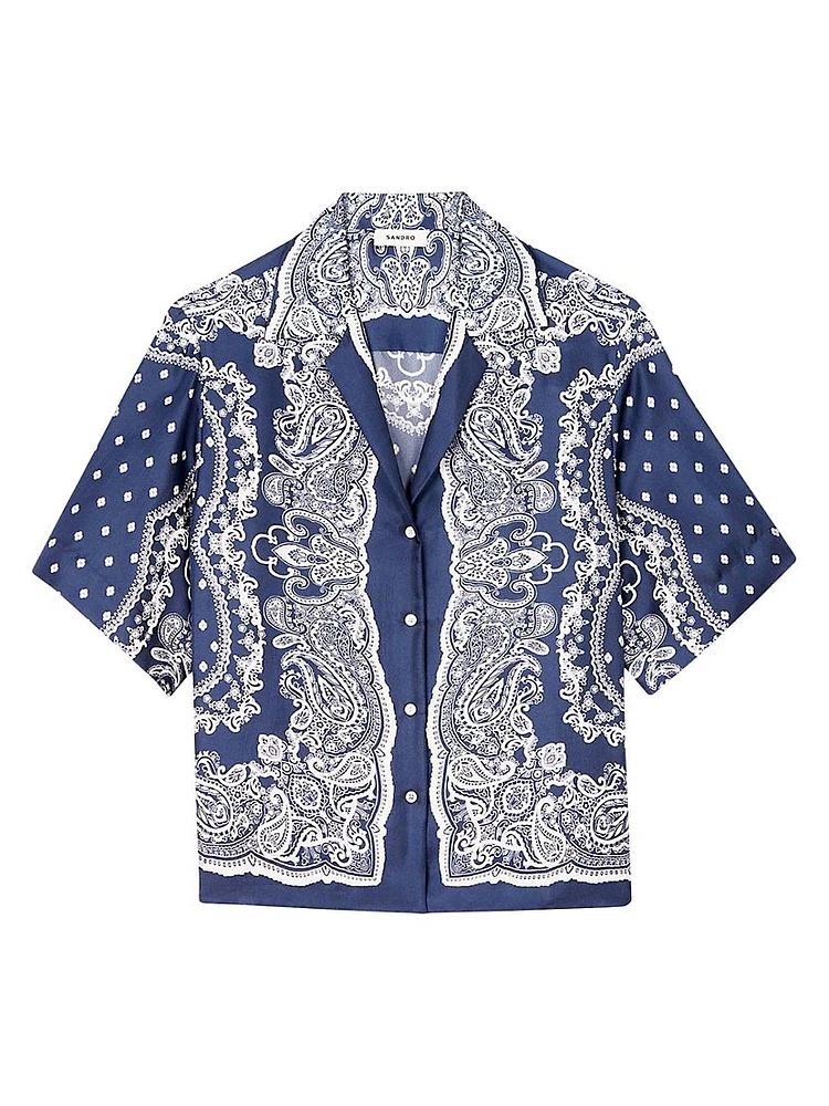 Bandana Print Shirt