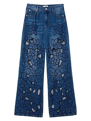 Embroidered Jeans