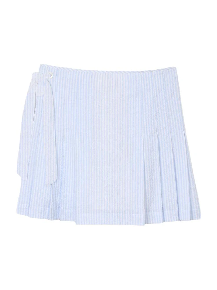 Short Striped Skirt