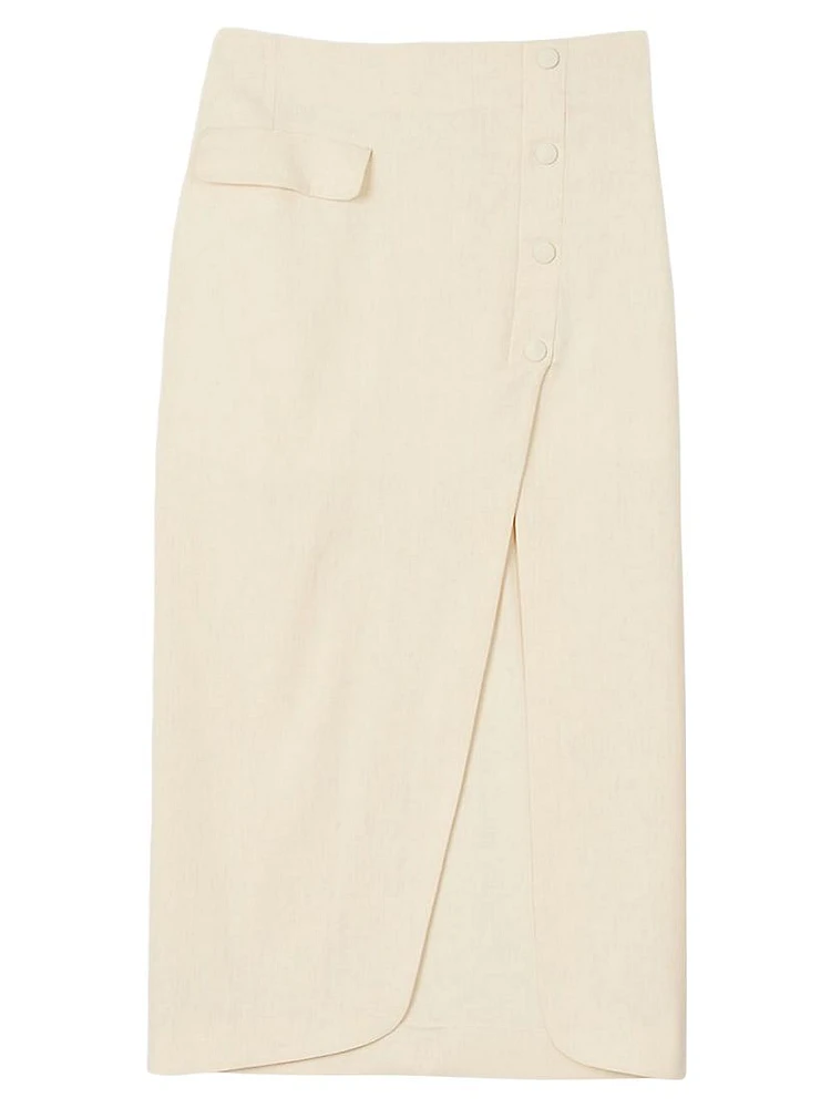 Long Slit Skirt