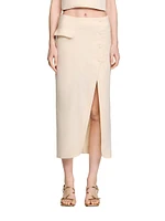 Long Slit Skirt