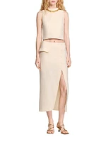 Long Slit Skirt