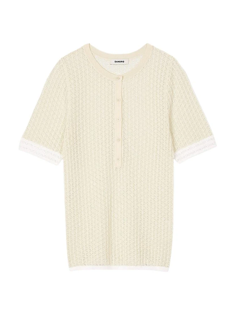 Short-Sleeved Sweater