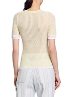 Short-Sleeved Sweater