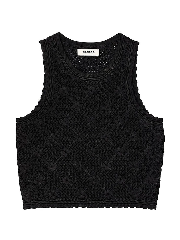 Decorative Knit Top