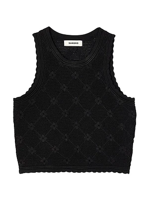 Decorative Knit Top