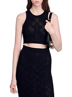 Decorative Knit Top