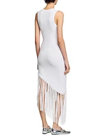 Fringed Crochet Maxi Dress