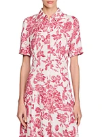 Floral Patterned Midi Dress