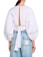 Poplin Crop Top