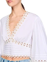 Poplin Crop Top