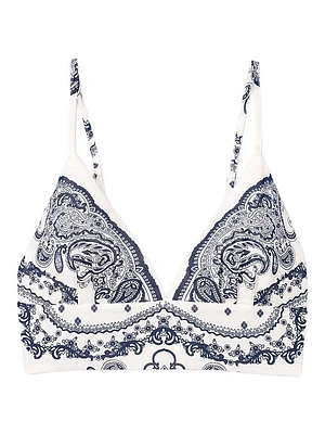 Bandana Print Crop Top