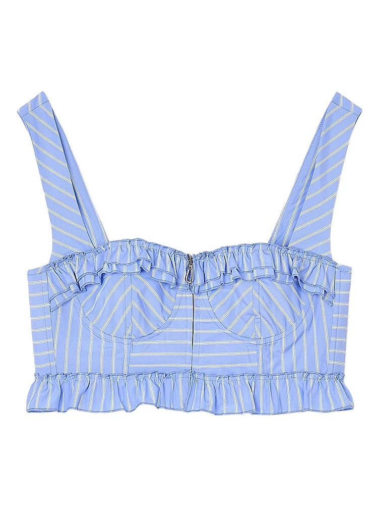 Striped Crop Top
