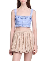 Striped Crop Top