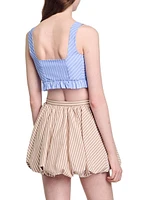 Striped Crop Top