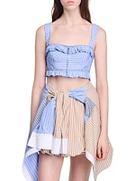Striped Crop Top
