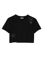 Floral Embroidery T-Shirt