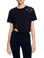 Floral Embroidery T-Shirt