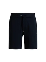 Shorts with Metallic Double B Monogram
