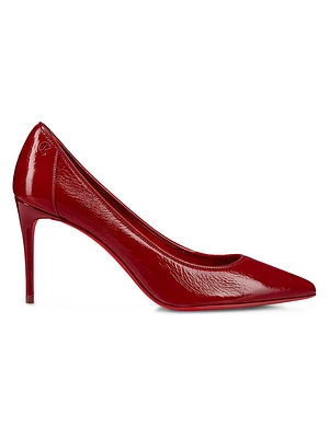 Sporty Kate 85MM Patent Leather Pumps