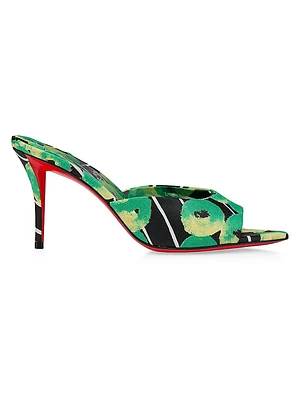 Miss Z 80MM Canvas Mule Sandals