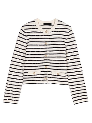 Wool Cardigan with Snaps