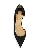 Iriza 100MM Suede Pumps