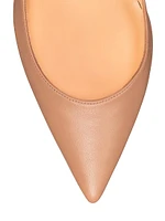 Apostrophy 100MM Leather Pumps