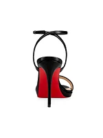 Loubi Queen 100MM Leather Sandals