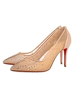 Follies Strass 85MM Mesh Pumps