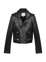 Leather Moto Jacket